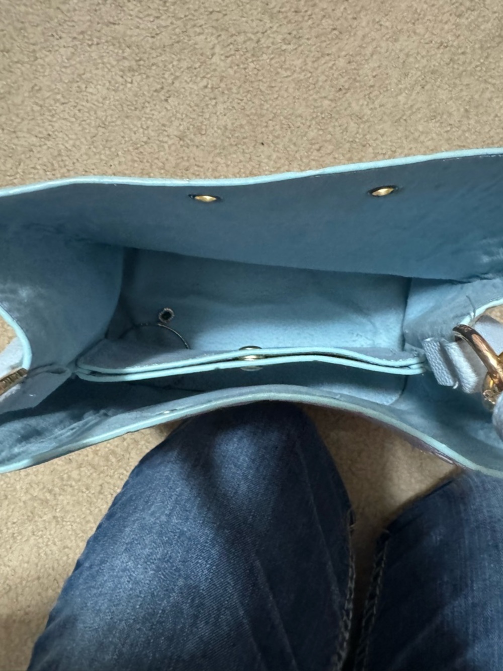 Designer Leather Shoulder Bag - Picture 2 of 2